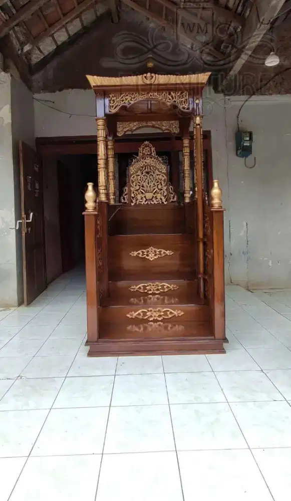 Mimbar masjid jati Jepara