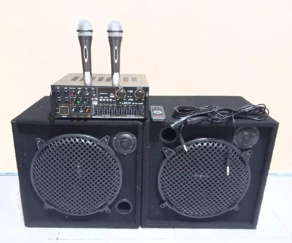 Paket lengkap home karaoke 12 in