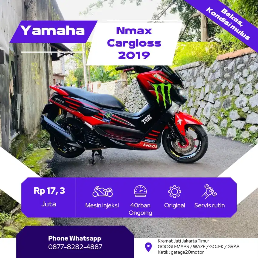 Yamaha nmax 155 cc bluecore