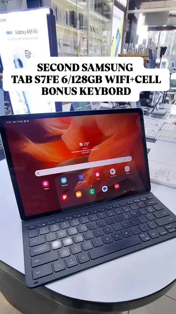 Samsung Tab S7fe 6/128gb wifi+cell