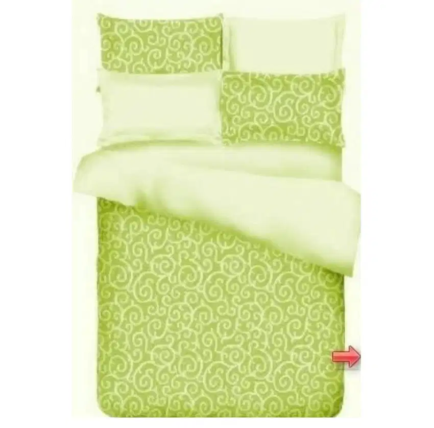 Sprei waterproof hijau apel apple green waterproof sheet 180x200 king