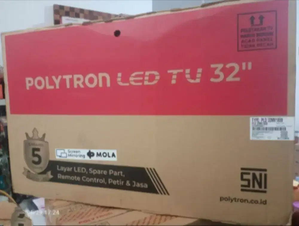 Smart TV 32 Polytron Digital Tv, Baru, Garansi Resmi dan Tukar Tambah