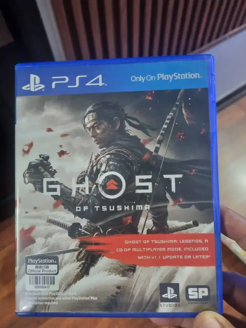 Kaset ps4  ghost of tsushima
