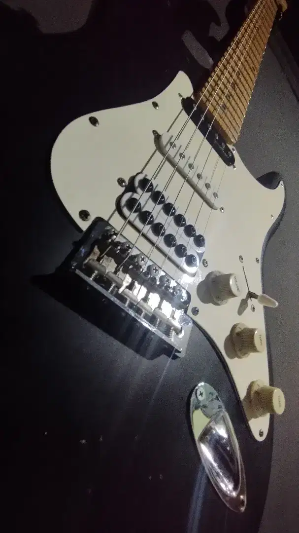 Fender stratocaster custom upgrade wilkinson playbilty mantap
