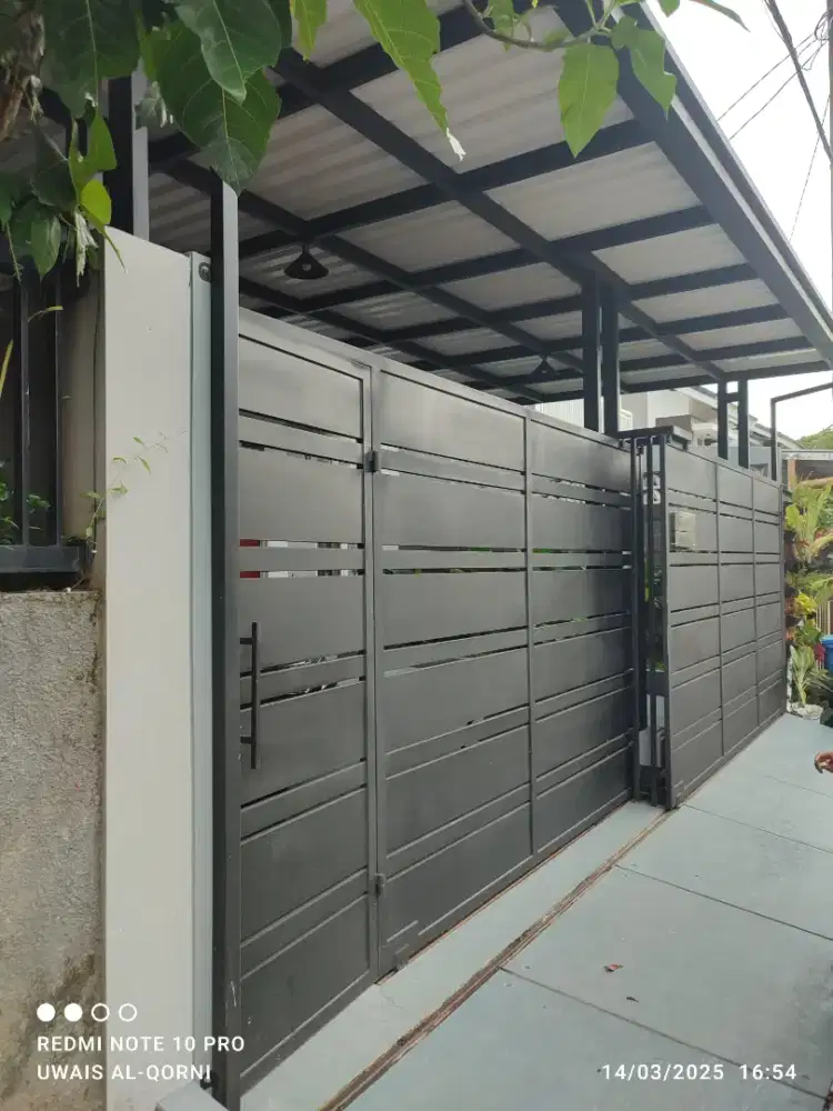 Pagar dan Kanopi Balkon