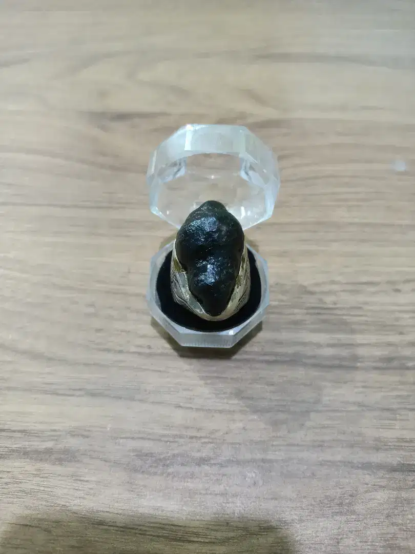 Cincin MB Daging Aktif Model Keong Full Black Langka Rawatan.