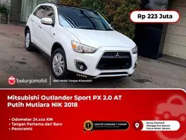 [ LOW KM ] Mitsubishi Outlander Sport PX 2.0 AT Putih 2018/2019