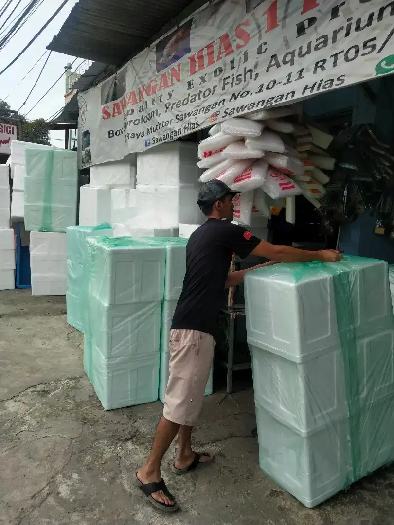 Styrofom Box untuk packing ikan