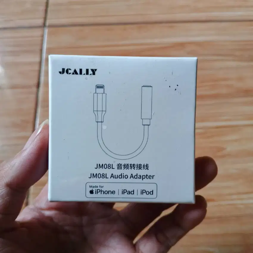 JCALLY JM08L Lightning to 3.5mm Adaptor Kabel Audio Lightning MFi