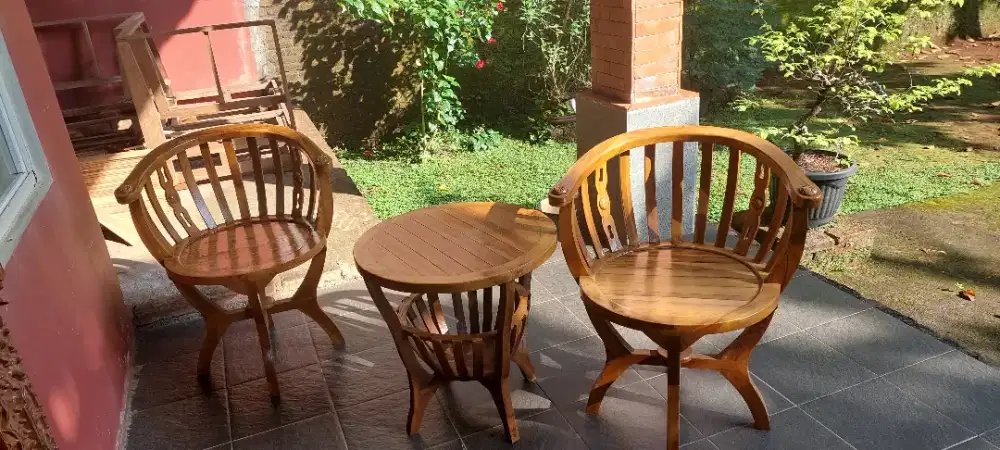 Kursi Teras Mangkok Kursi Teras Murah Kursi Teras Kayu Jati Minimalis