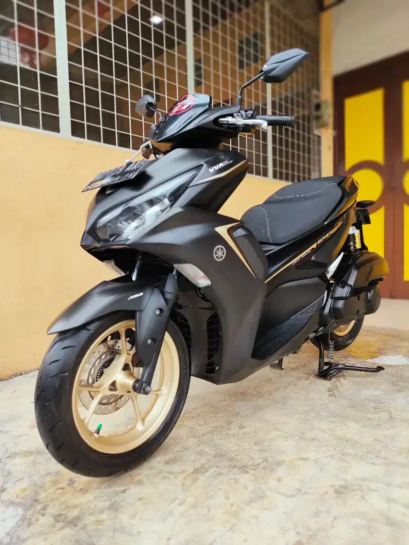 Yamaha Aerox / Aerox 155 2021 ABS Keyless, Black Premium Doff, Mulus.