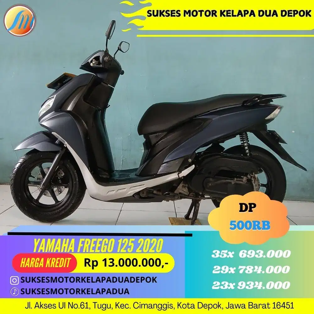 YAMAHA FREEGO 125 2020 CASH/KREDIT/TUKAR TAMBAH