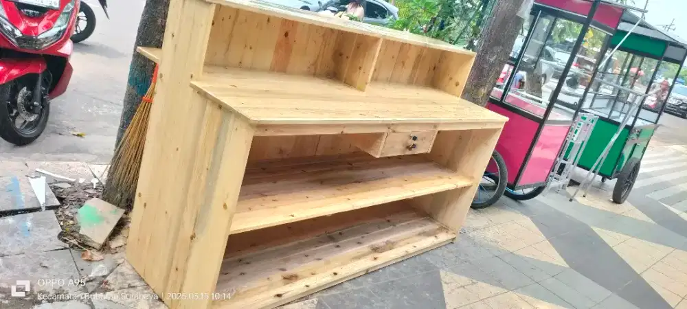 Meja Bar/Meja Cafe 200x60x120 (Bisa Custom)