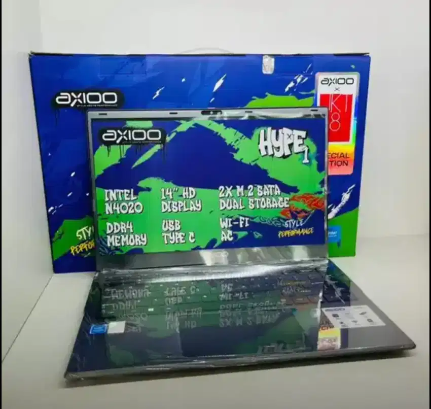 Leptop axio hype 1 celeron N4020