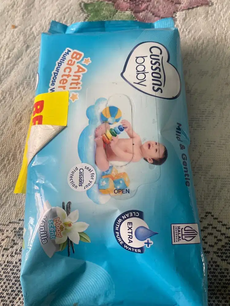 Gratis tisu basah cussons baby