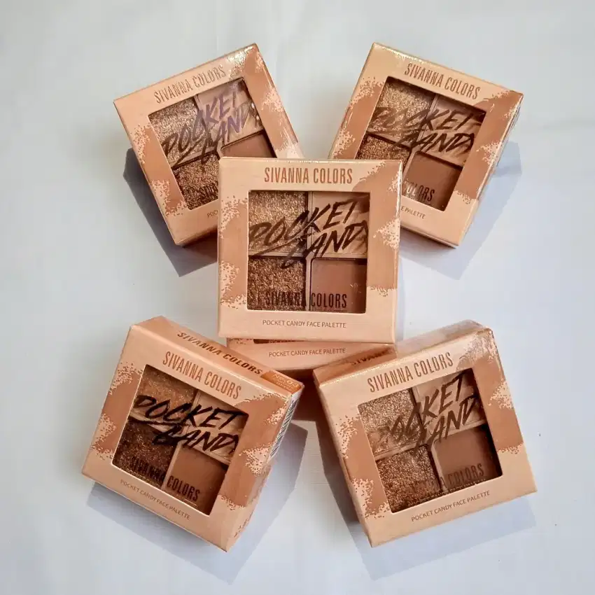 Sivanna Colors Pocket Candy Face Palette No.03 Caramel HF182