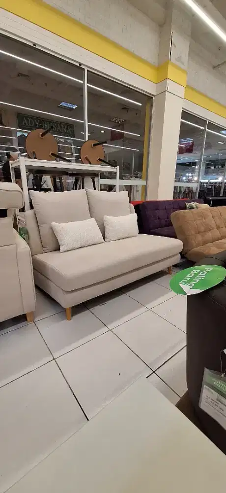 GAVIN SOFA 2 SEATER WHITE