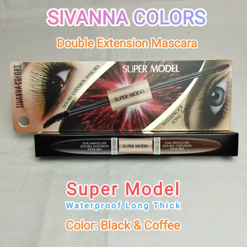 Sivanna Colors Super Model Dual Max-Volume Double Mascara – Waterproof