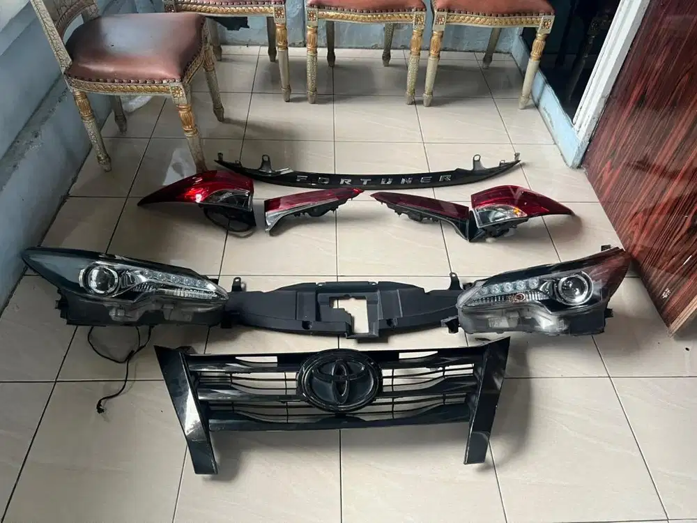 Full set VRZ 2017 head lamp grill depan stoplamp belakang trunklit