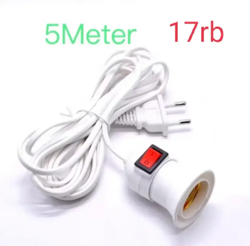 Fiting lampu 5 meter
