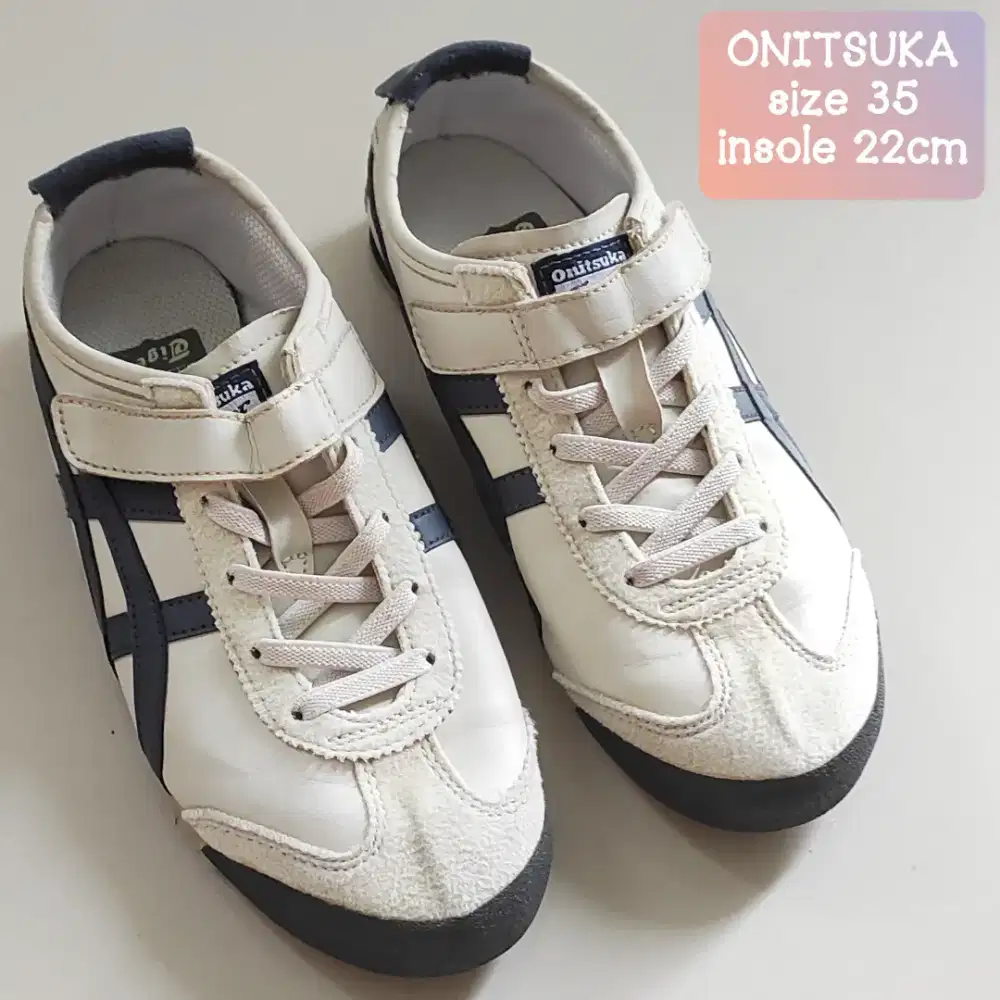 Sepatu ONITSUKA TIGER MEXICO 66 KIDS size 35, ori, preloved