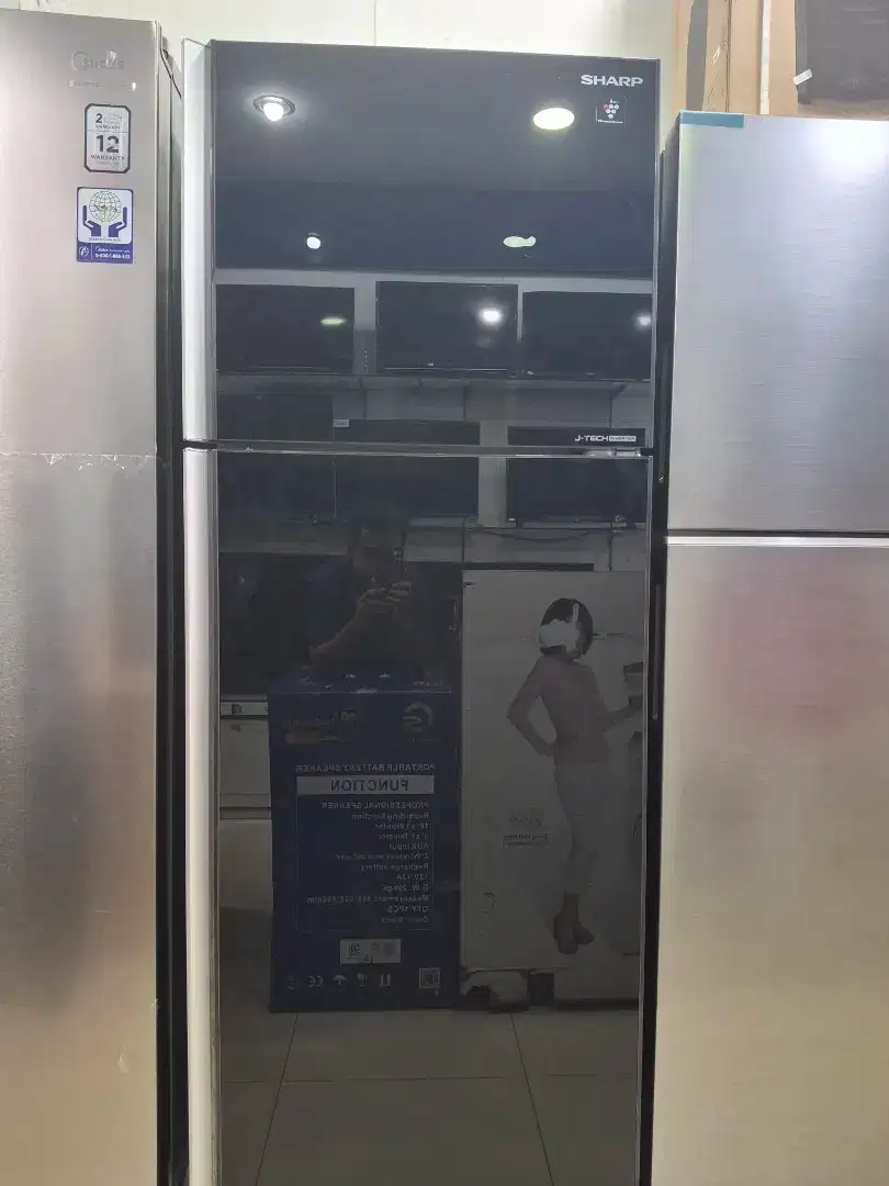 KULKAS SHARP 2 PINTU JUMBO PROMO KREDIT FREE 1 X CICILAN