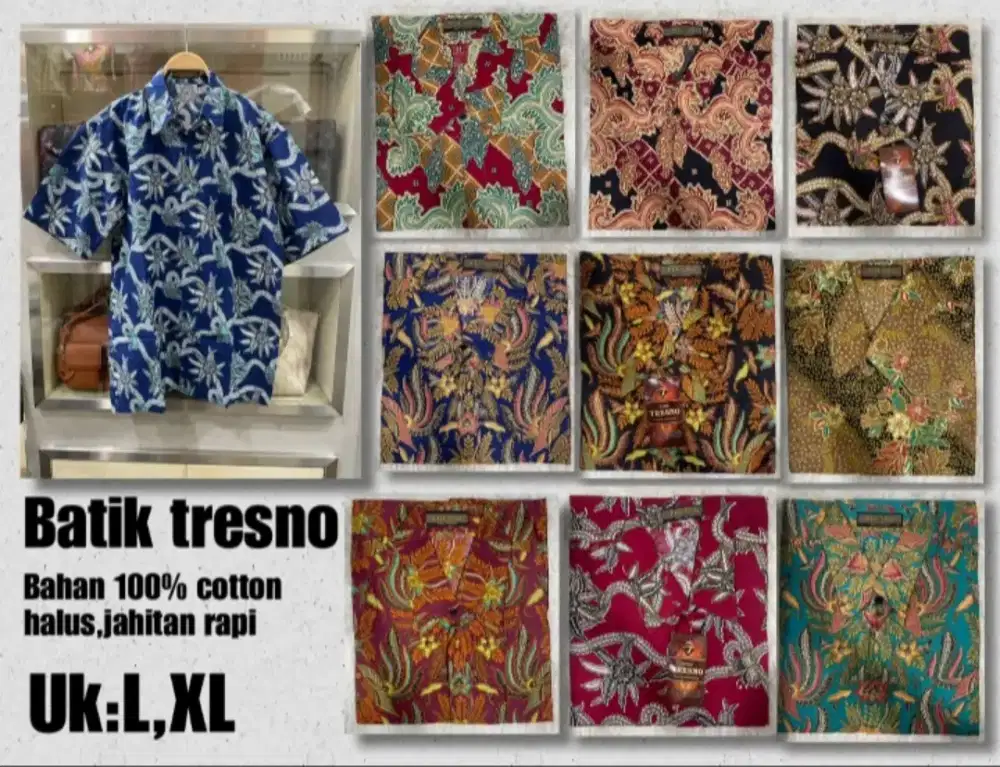 KEMEJA BATIK KATUN LEBARAN
