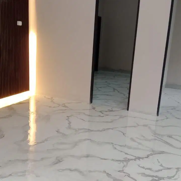 Epoxy lantai Metalik