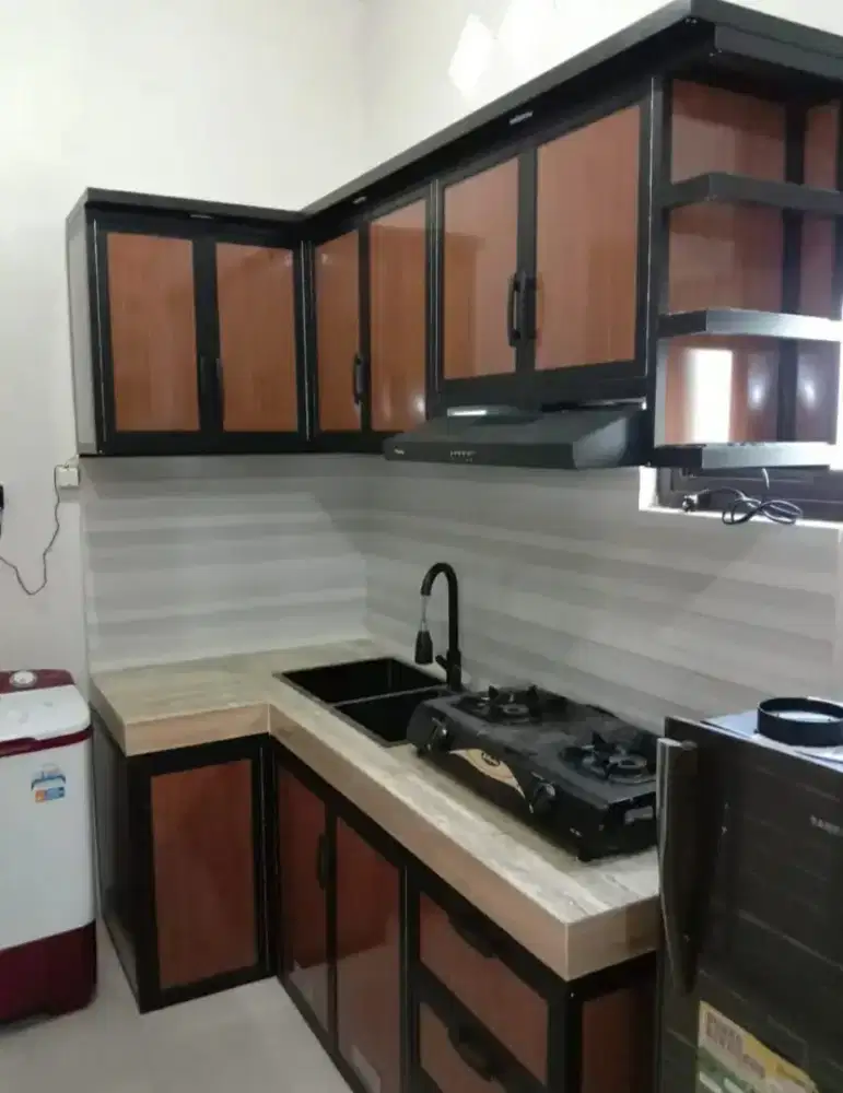 Kitchenset bahan almunium acp #lp