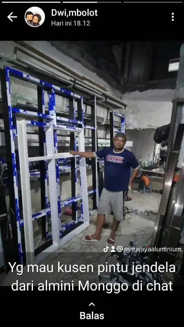 Kusen,jendela dan kaca aluminium