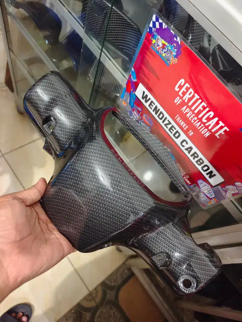 Cover batok belakang ori yamaha nouvo lele carbon