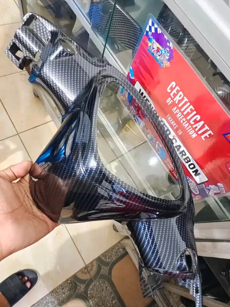 Batok belakang yamaha mio sporty carbon hitam