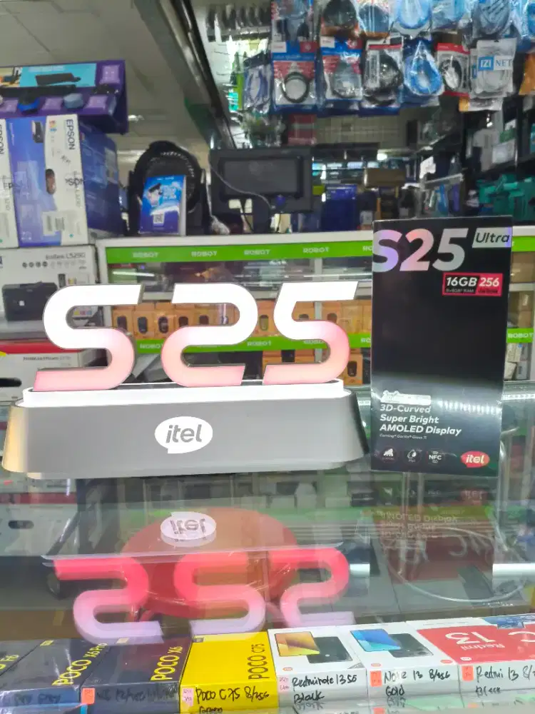 Itel s25 ultra ram 8gb+8gb/128 & 8gb+8gb/256gb baru segel