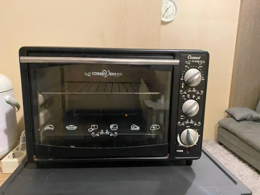 Oven Cosmos CO 958, Hitam, Bagus