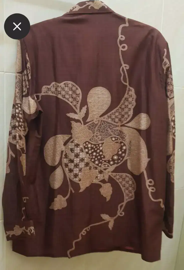 Kemeja batik sutra XL