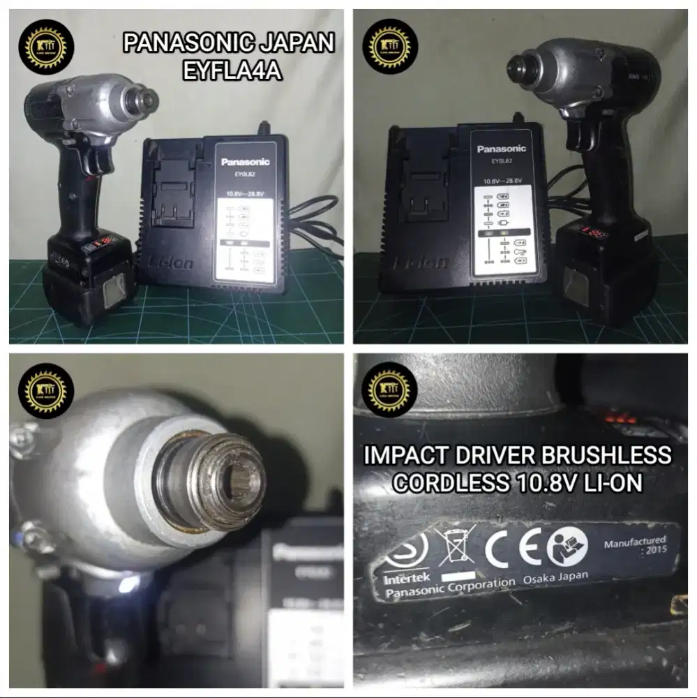 Panasonic Japan EYFLA4A impact driver cordless 10.8V