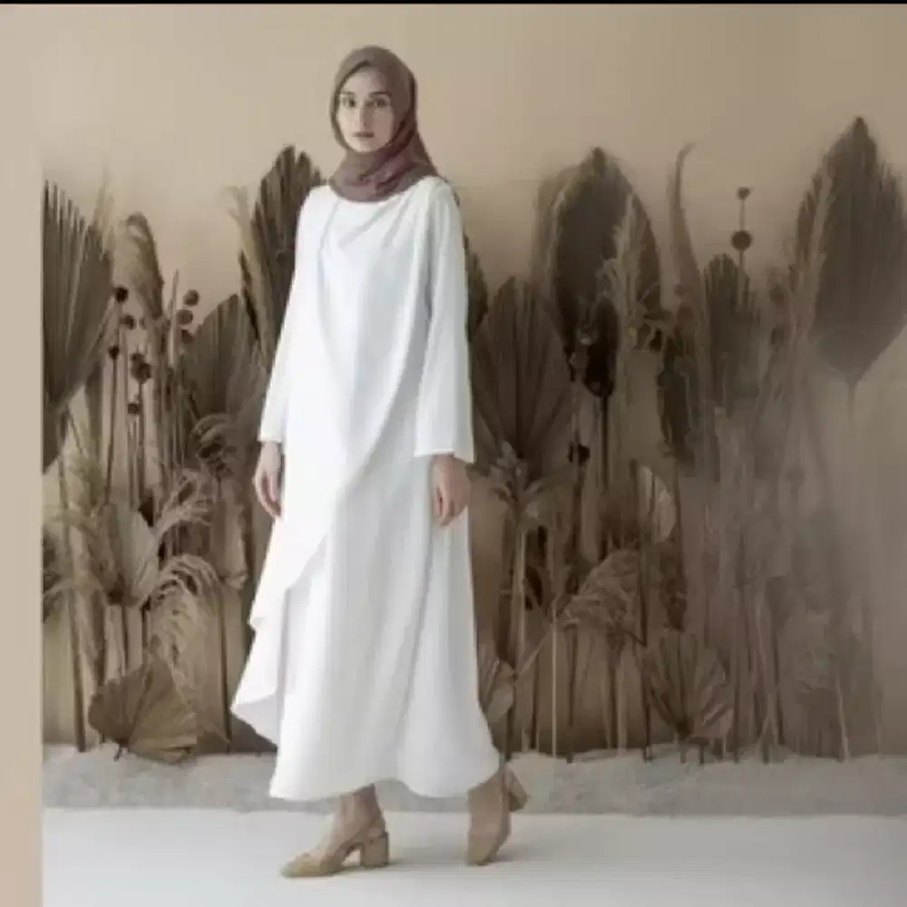 Gamis putih ASKA.LABEL