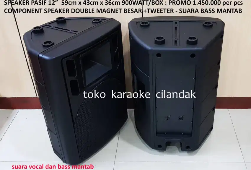 speaker pasif 12in model huper 1pcs