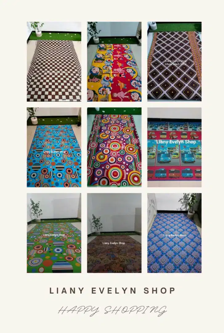 Karpet Spon Tebal Aneka Gambar Harga MurMer