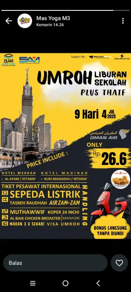 Safar Amanah Madani Umroh