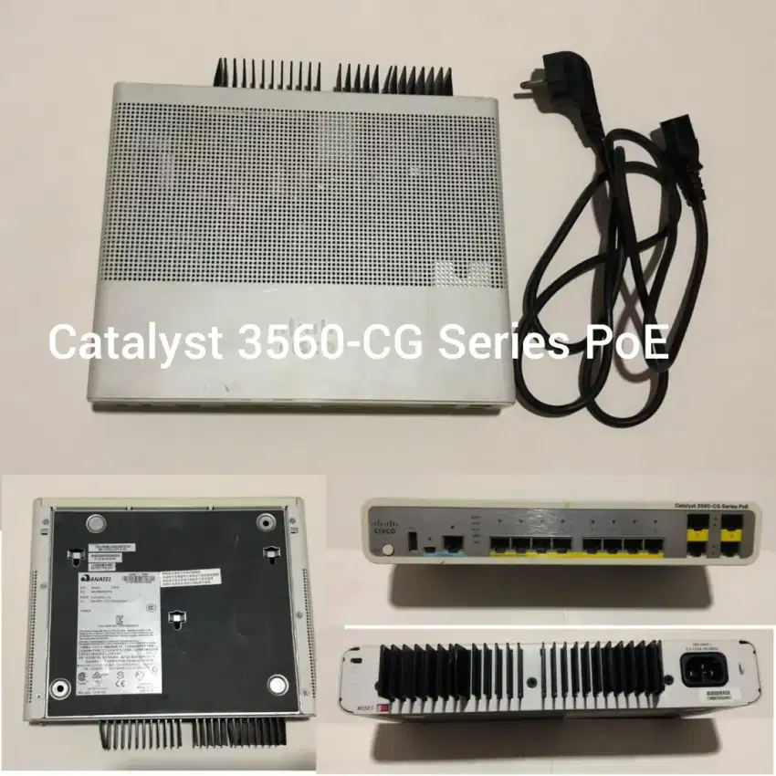 Cisco Manage Switch Catalyst 3560-CG Series PoE 8 port