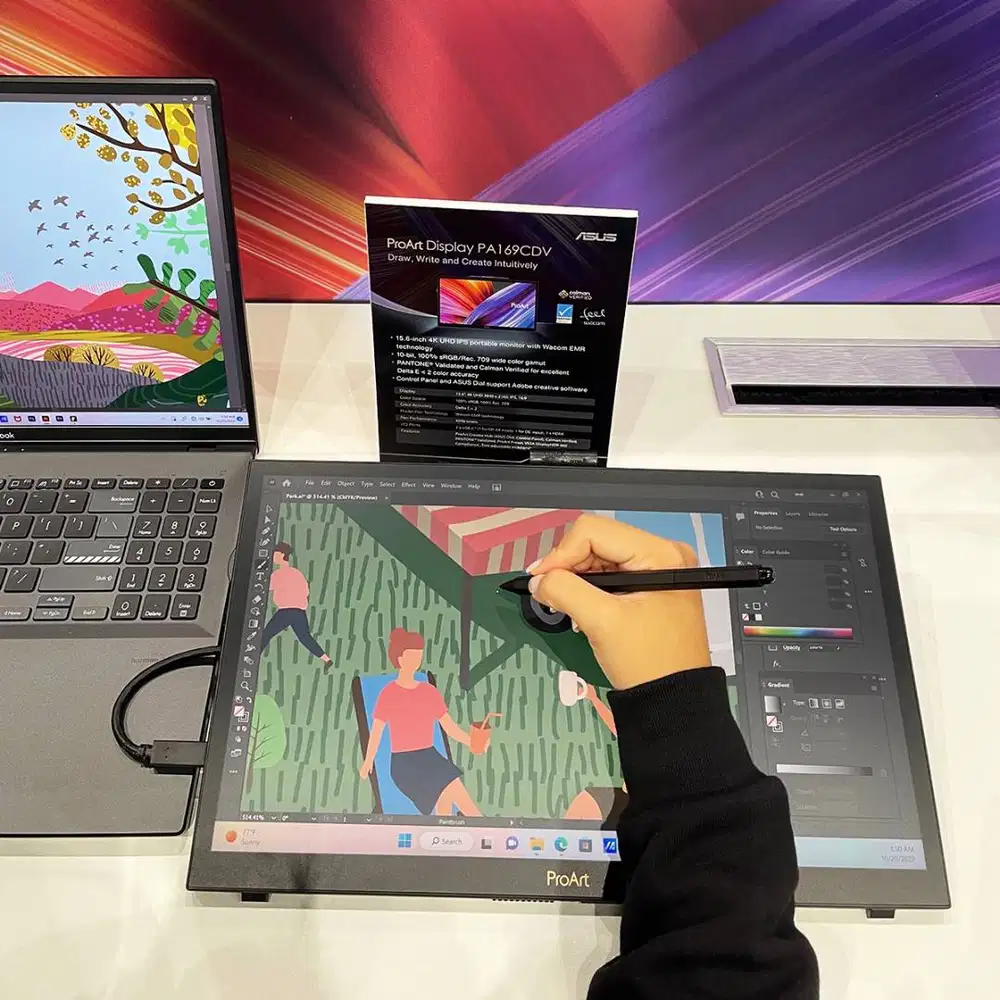 ASUS ProArt PA169CDV Pen Display Portable Monitor 15.6-inch, 4K UHD