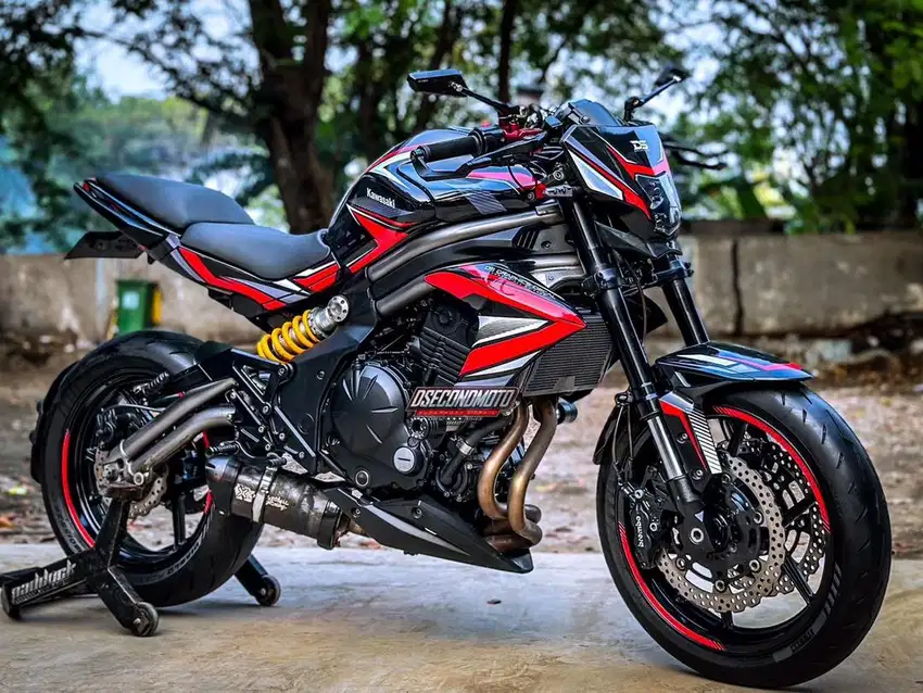 MOGE ER6 N 650cc‼️ KAWASAKI ER 6N FULL MODIF PART BRANDED OHLINS DLL