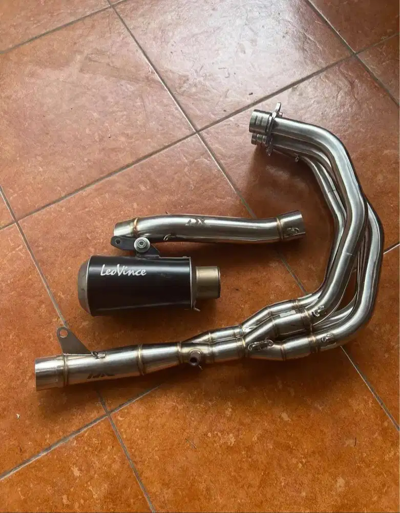 Knalpot Leovince LV 10 Black Fullsystem Drake