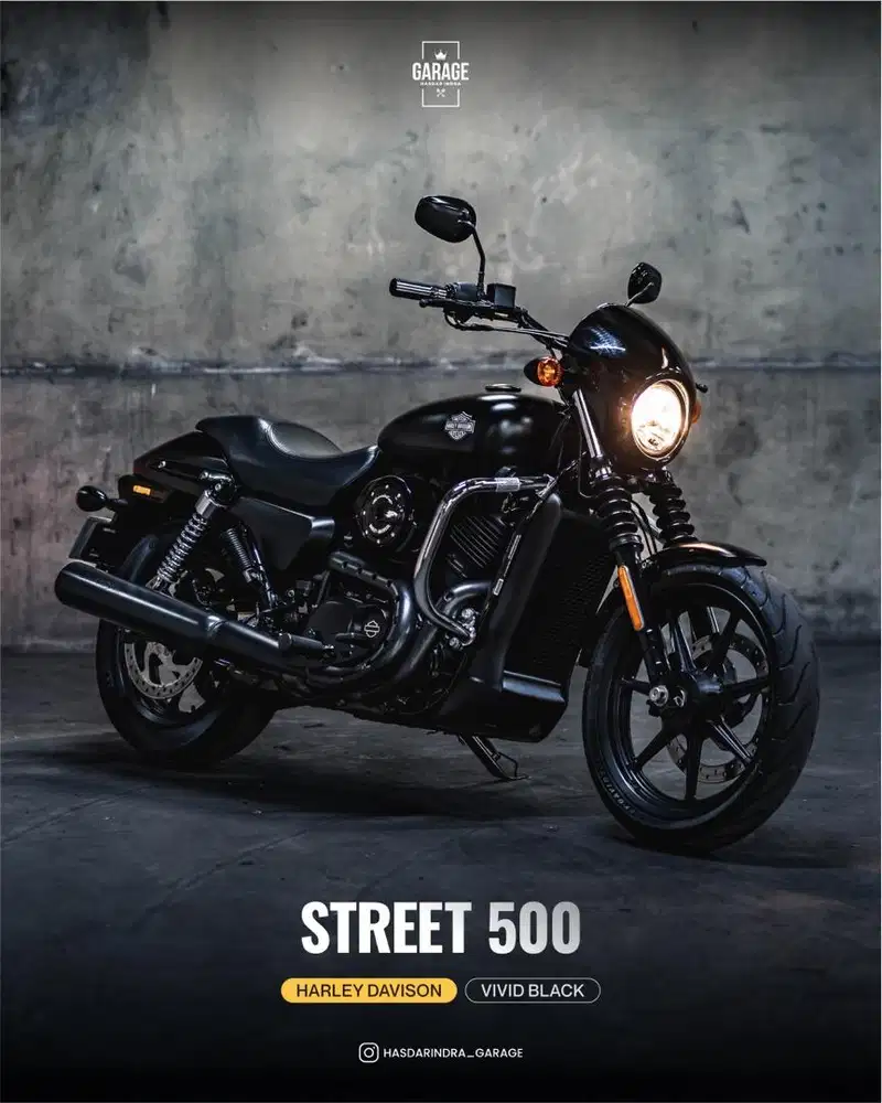 Harley street 500 2017 low odo dan terawat bs TT