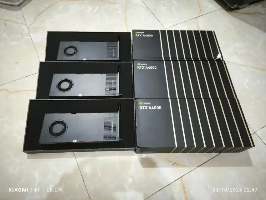 Vga Design AI RTX A4000 16gb ddr6  Bisa Tukar tambah