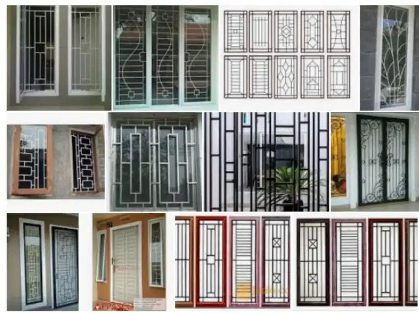 Canopy Kusen Teralis Harmonika Rolling Balkon Tangga Renovasi Interior