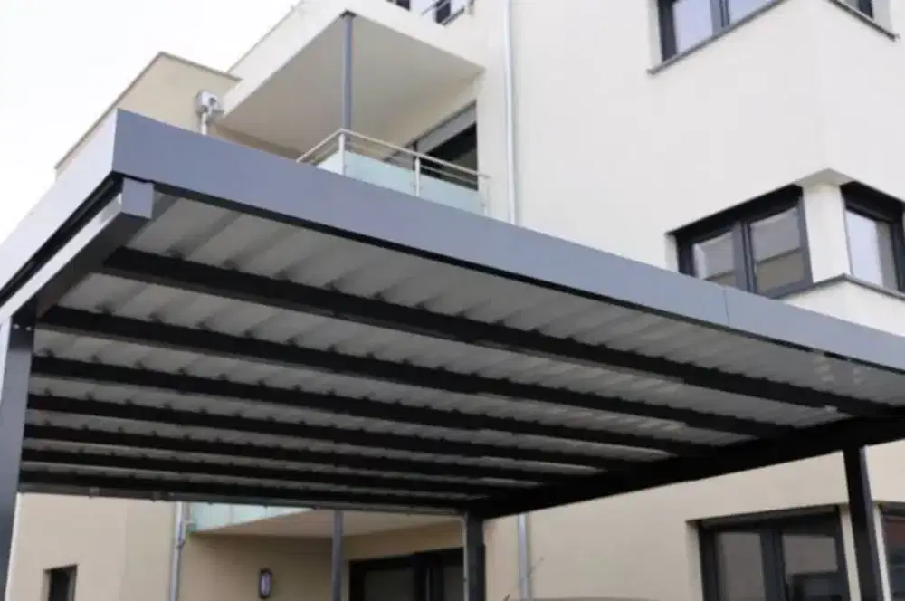 Kanopi minimalis alderon rs Doble pvc