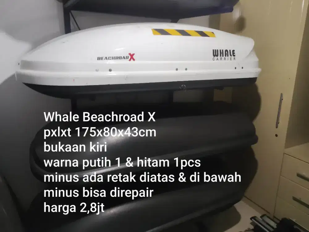 Roofbox Thule Hapro Whale Oto Royal Roof box Bagasi atap mobil sewa