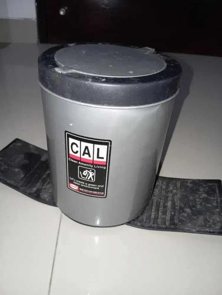 Tempat sampah di mobil